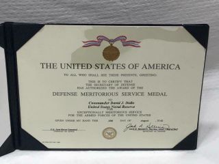 Defense Meritorious Service Medal with Certificate “Good Condition” 3