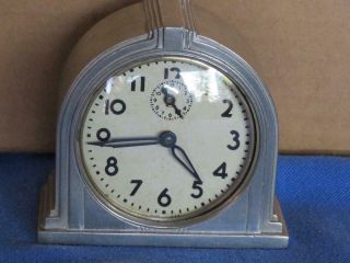 Westclox Art Deco Vintage Electric Alarm Clock Running