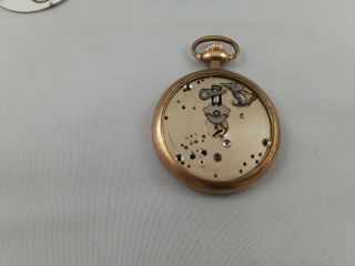 South Bend 21 Jewel Railroad Pocket Watch Movement 227 Parts Only Not Running 3