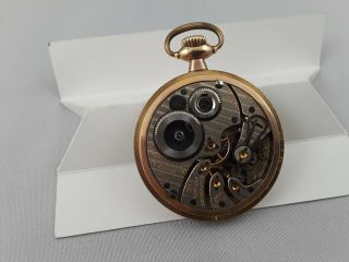 South Bend 21 Jewel Railroad Pocket Watch Movement 227 Parts Only Not Running 6