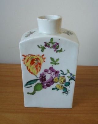 Chinese Antique Hand Painted Porcelain Snuff Bottle Table Flask