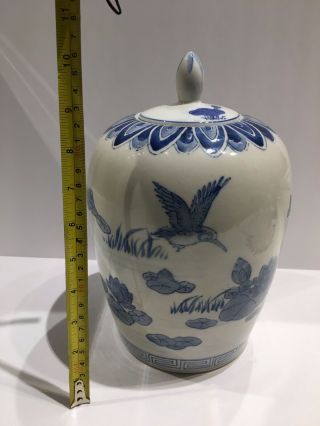 Antique Chinese Porcelain Jar/ Birds And Flowers. 2