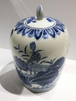 Antique Chinese Porcelain Jar/ Birds And Flowers. 3