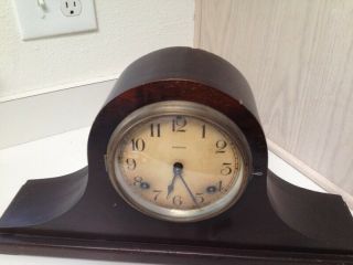 Antique Ansonia Clock Co.  York B22 Mantle Clock 2