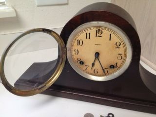 Antique Ansonia Clock Co.  York B22 Mantle Clock 3
