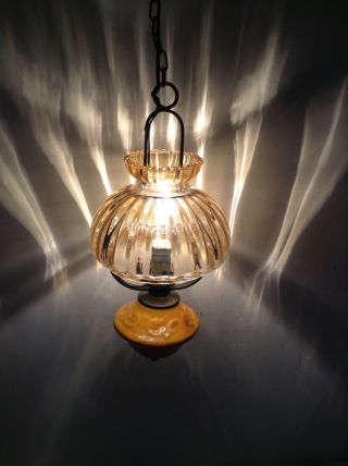 Vintage Farmhouse French Oil Lamp Style Ceiling Light (3481)