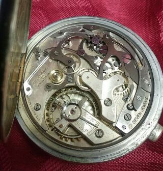 Vintage C.  L.  Guinand Split Second Chronograph Hundred Second Timer Swiss 5