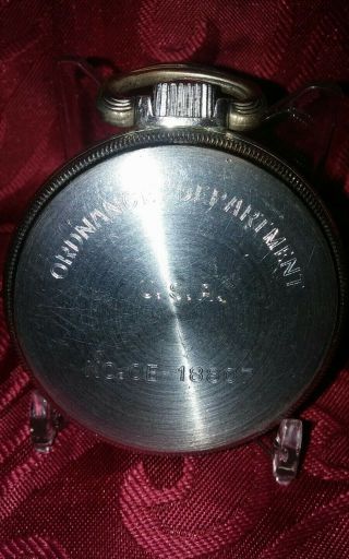Vintage Keystone Ordnance Dept Pocket Watch Case 16 Size Military Historical