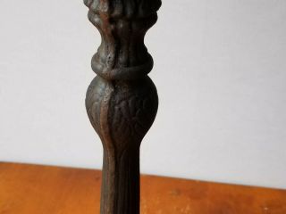 Pair Vintage Rustic Large Candlestick Holders Mantle Gothic Decorating 19 