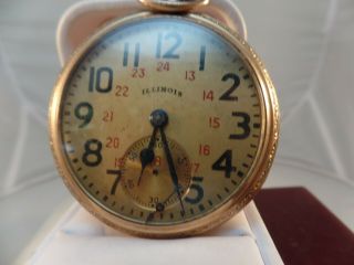 Illinois 1932 Model 9 Grade 169 19j Pocket Watch