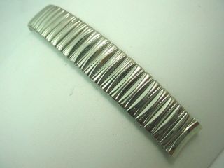 Kreisler 16mm 5/8 " Mens Vintage Stainless Steel Full Expansion Watch Band Nos