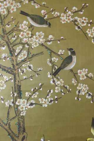 G07T9 Gorgeous Flowers & Birds Chinese Hanging Scroll 6