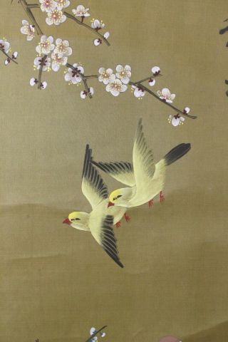 G07T9 Gorgeous Flowers & Birds Chinese Hanging Scroll 7