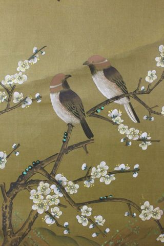 G07T9 Gorgeous Flowers & Birds Chinese Hanging Scroll 8