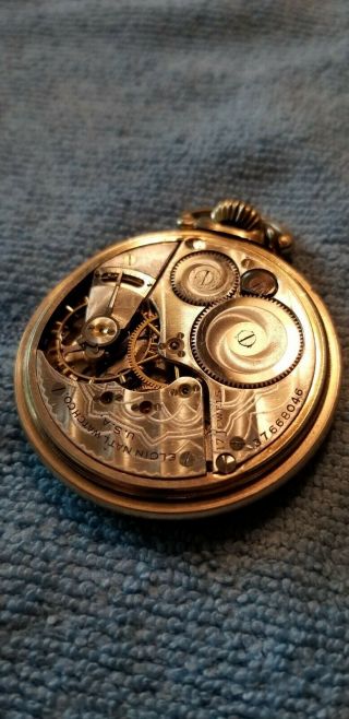 Elgin 16s 17 Jewel 10K Rolled Gold Plate Pocket Watch 3