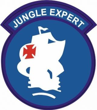 Militarybest United States Army Usarso Jungle Expert Patch Decal Sticker 5.  5 "