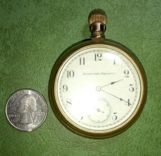 Vintage Antique Engraved Elgin Pocket Watch Safety Pinion Parts/ Repair.  99nr