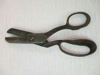 Antique R.  Heinisch Newark Nj 9 " Tailor Shears Scissors