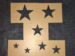 Military Vehicle Star Stencil Set - M35a2 Cucv M151a2 Willys Jeep Truck Us Army