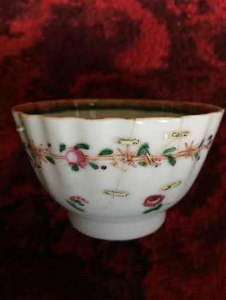 Antique Chinese Porcelain tea bowl,  18th century 4