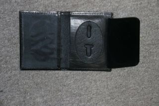 Lapd Los Angeles Police Leather Wallet I/d Holder