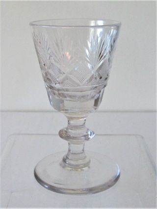 Pittsburgh Cut Glass Cordial,  Early 19th C