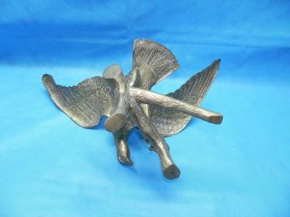 VINTAGE HUGE Brass Bronze EAGLE - FALCON Figurine Sculpture Statue 24 Inches 6