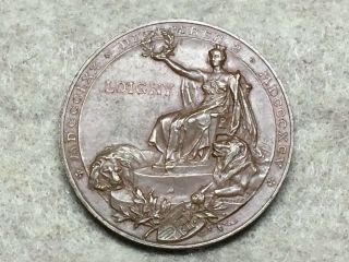 German Table Medal Honoring The Battle Of Loigny 1870 - 71