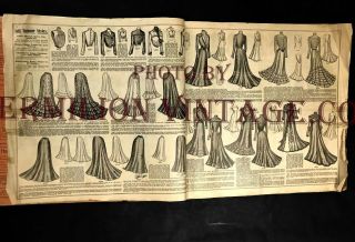 RARE 1901 Summer Metropolitan Fashion AGENTS Counter EDITION for Butterick 2
