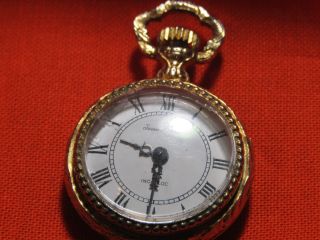 Vintage Rare Jean Herber Hand Winding Pocket Watch Ladies 17j B1128b