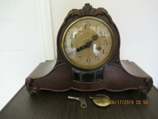 Antique Junghans Mantel Clock Probably Pre - 1920 " S