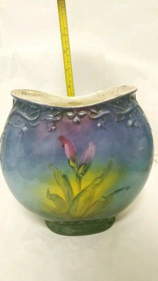 Antique Art Nouveau Royal Bonn Medium Porcelain Vase 5