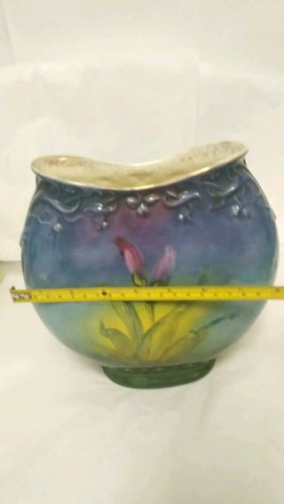 Antique Art Nouveau Royal Bonn Medium Porcelain Vase 7