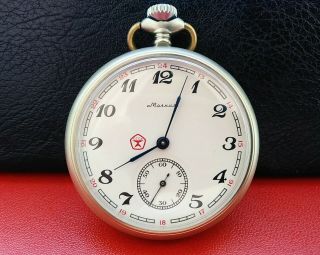 Pocket Watch Molnija Tale Of The Urals Made In Ussr Vintage