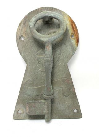 Key Knight Vtg Doorknocker Door Knocker Hardware Medieval Made In Japan Metal
