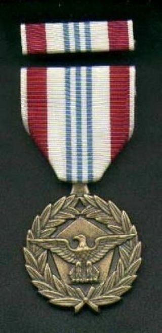 Defense Meritorious Service Medal With Ribbon Bar