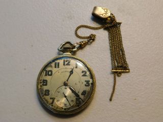 Illinois Autocrat 17j Gf Open Face Pocket Watch - Runs