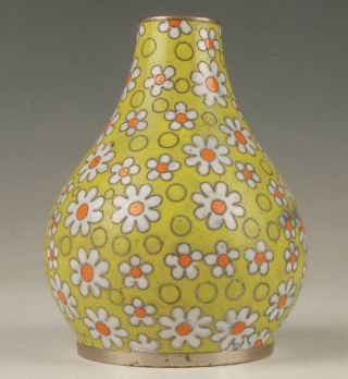 Chinese Cloisonne Enamel Vases Jar Old Handmade Crafts Home Decor Collec Gift M