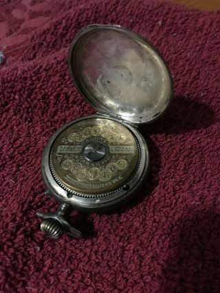 8 Jours (jewel) Unusual Antique Ancre Pocket Watch