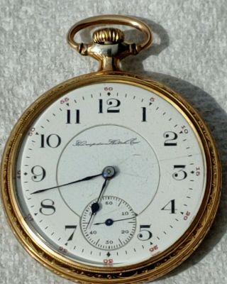 Antique Dueber - Hampden Pocket Watch 16s 17j 10k Gold Filled Circa 1910