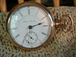 Hampden 18 Sz John C Dueber Special W Dueber Gold Fil Cse 17 J 1896 Pocket Watch