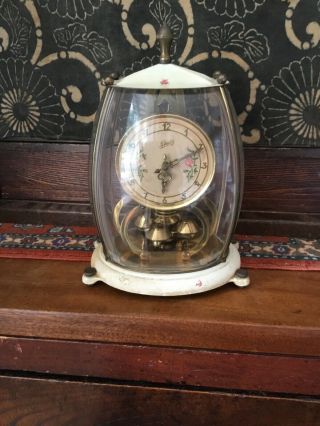 Vintage German Schatz Brass Anniversary Clock