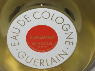 Vintage Guerlain Shalimar Perfume Bottle - Cologne 3 OZ - Open - Full 1983 4