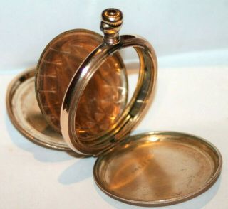 Antique 1914 Wadsworth Watch Case Co 14k Gold Filled Hunter Pocket Watch Case 9
