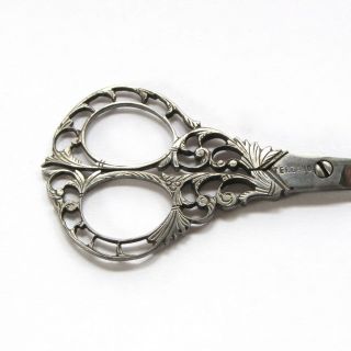 Terzano Antique Sewing Scissors Cut Steel 4 