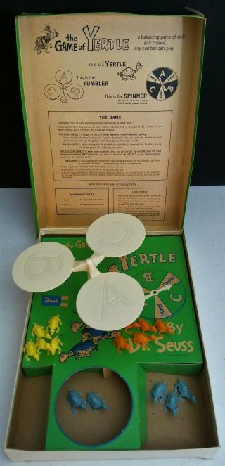 The Game of Yertle 1960 Revell Z - 2100 Dr.  Suess Vintage 2