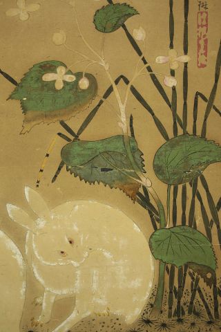 掛軸1967 Japanese Hanging Scroll : OGATA KORIN 
