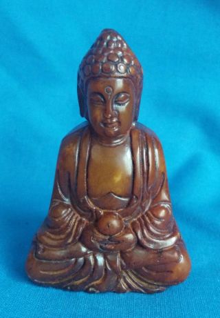 Red Chinese Nephrite Jade Carving Kwan - Yin Statue R2790