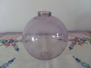 Antique Amethyst Glass Lightning Rod Ball Sphere Globe Weather Vane