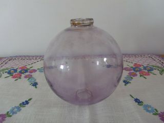 Antique Amethyst Glass Lightning Rod Ball Sphere Globe Weather Vane 2